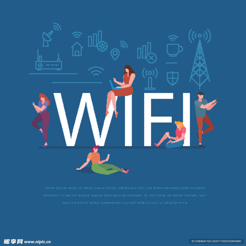 wifi图标 信号标志