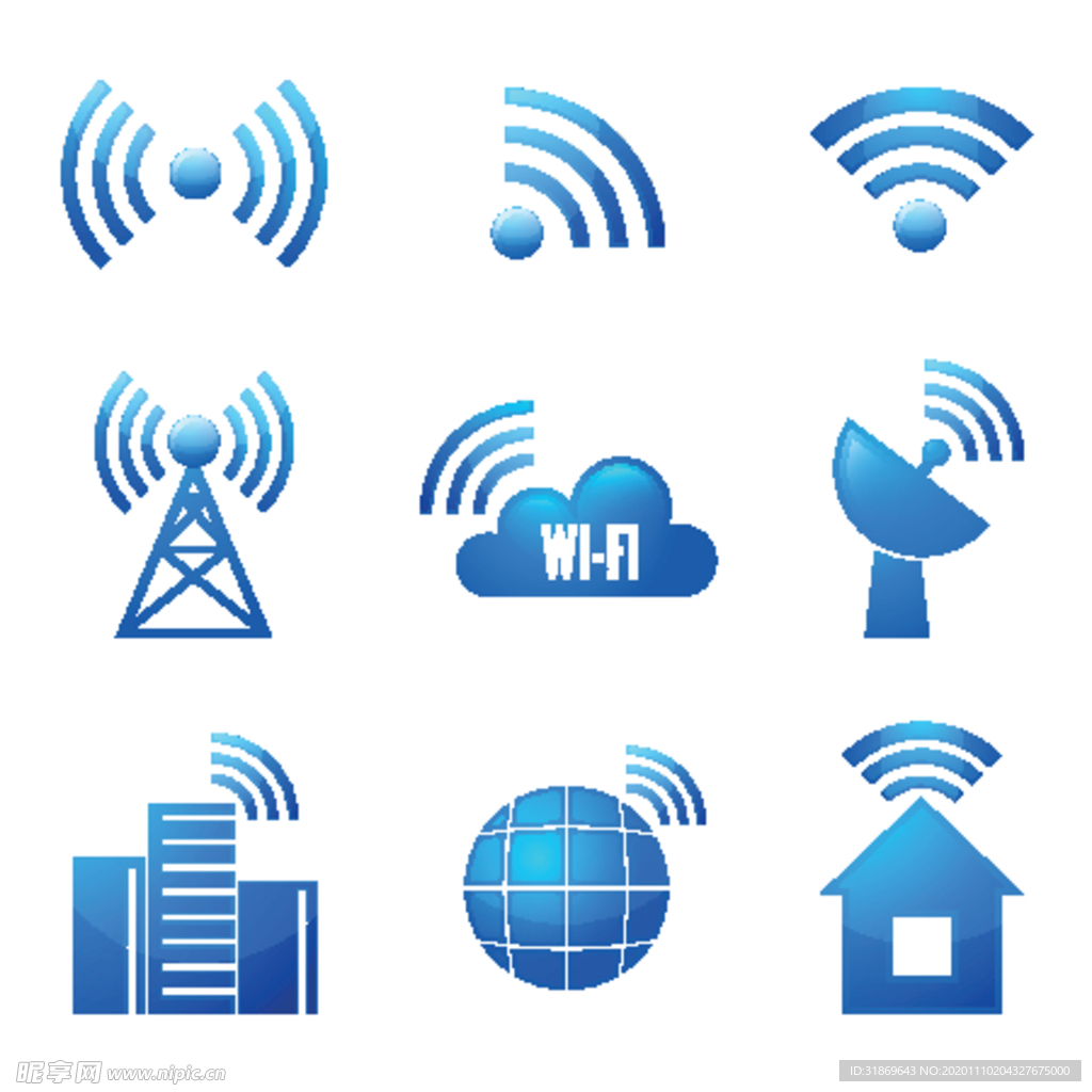 wifi图标 信号标志