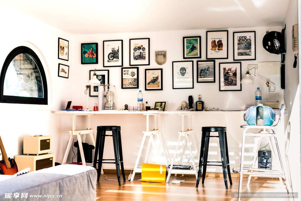 公寓 椅子 现代的 照片墙