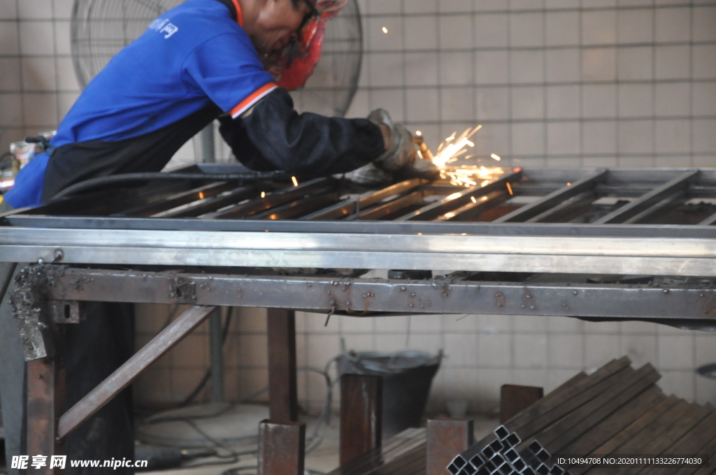 电焊车间加工工艺现场