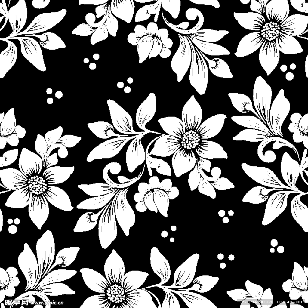 花纹图案 无缝印花