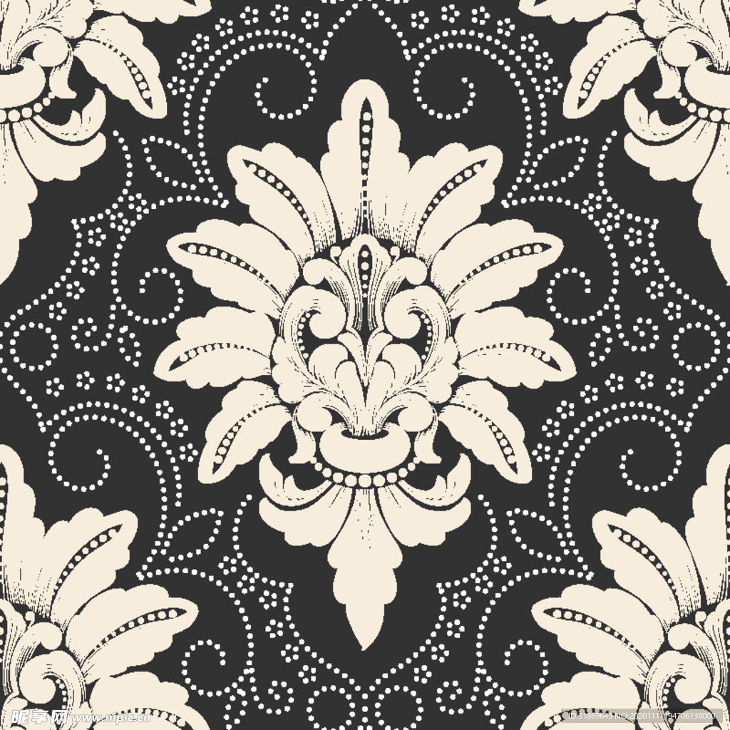 花纹图案 无缝印花