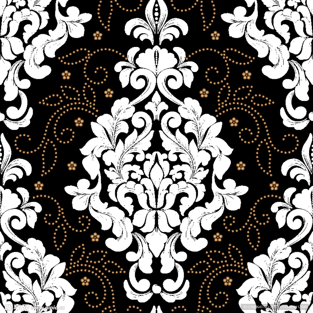 花纹图案 无缝印花