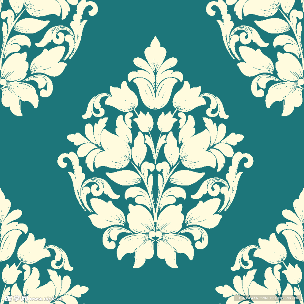 花纹图案 无缝印花