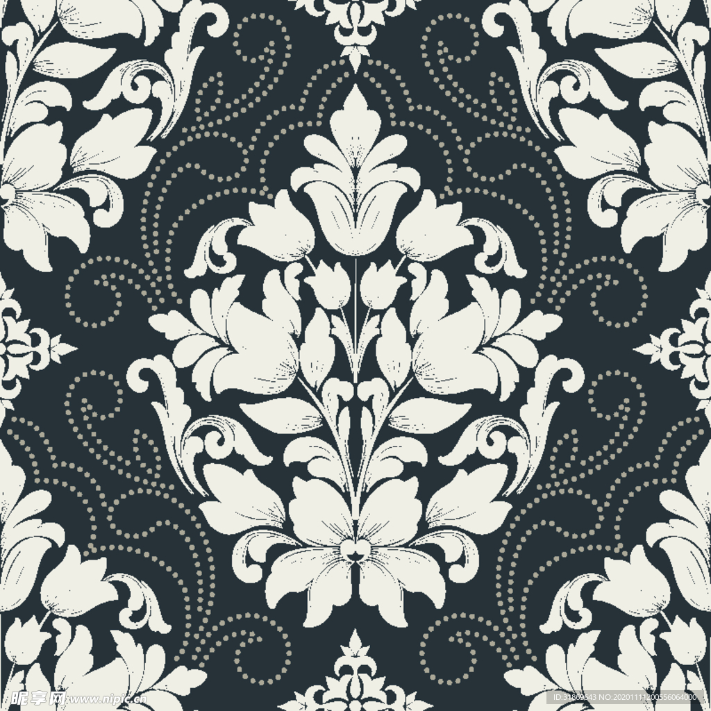 花纹图案 无缝印花