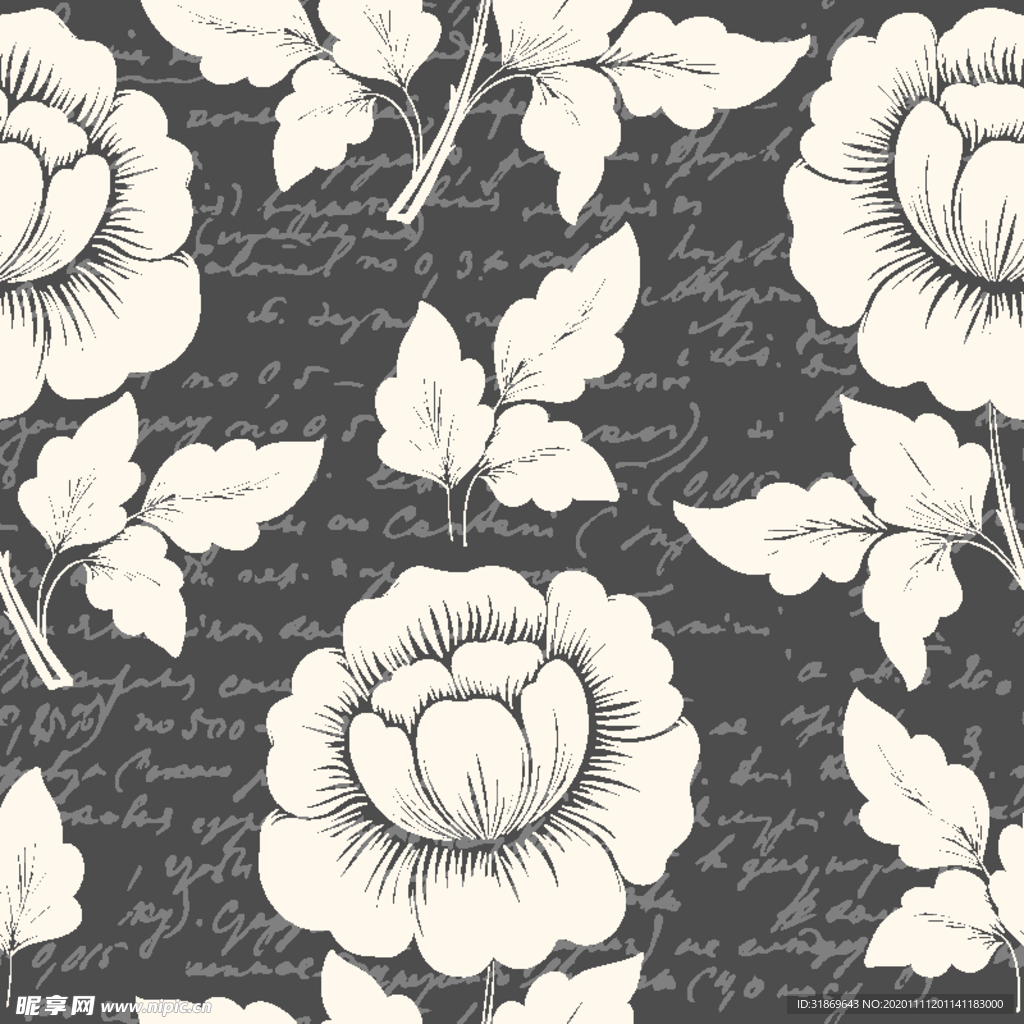 花纹图案 无缝印花