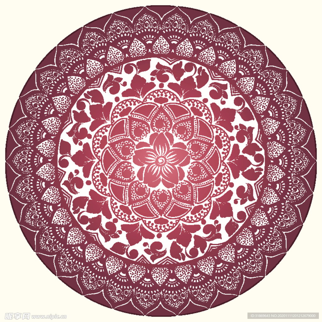 花纹图案 无缝印花