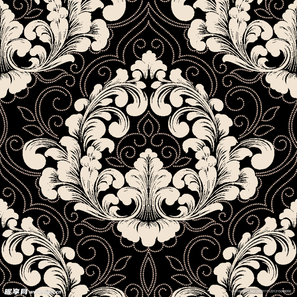 花纹图案 无缝印花