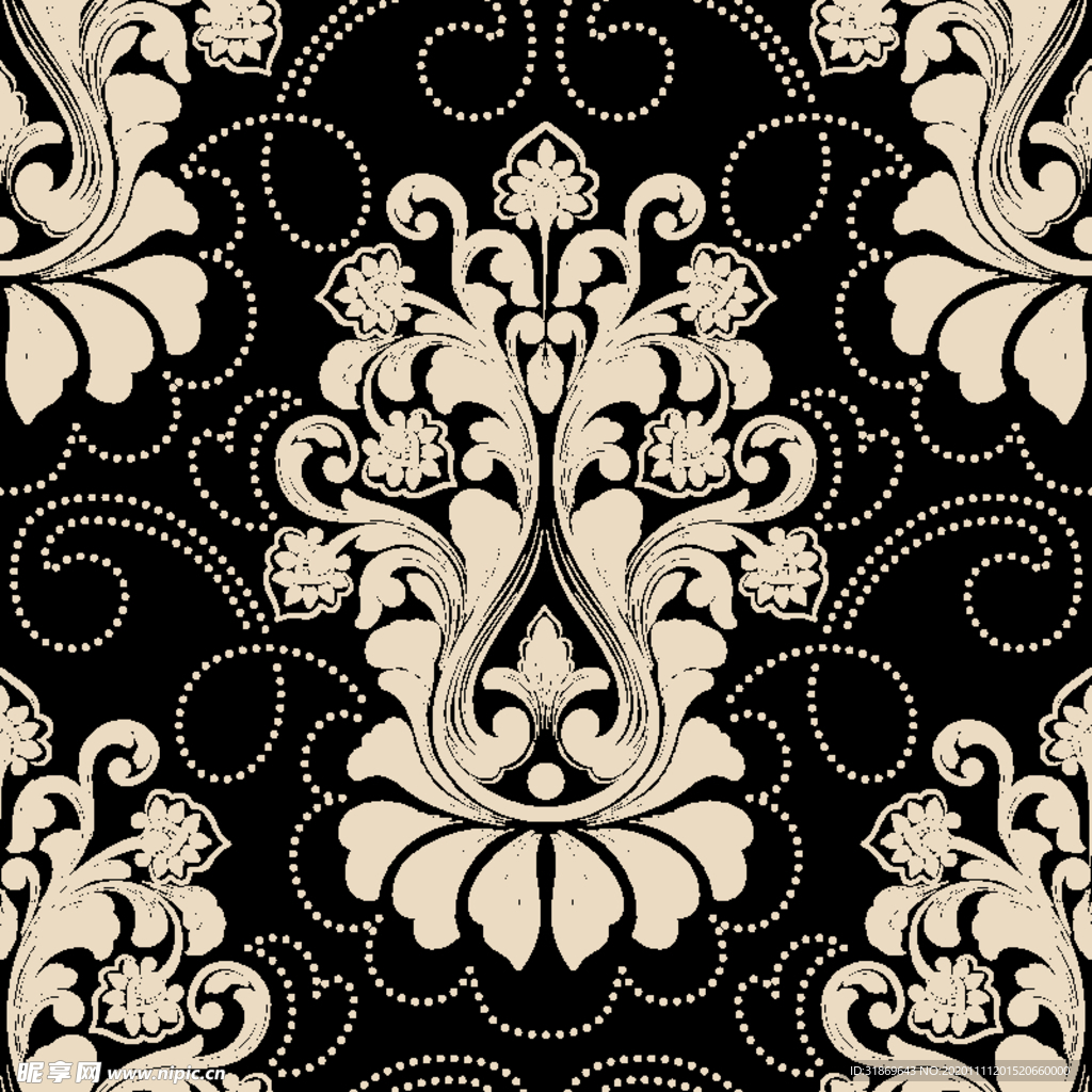 花纹图案 无缝印花