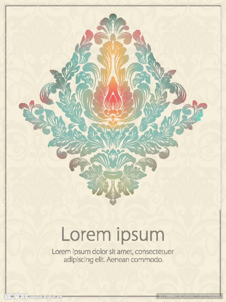 花纹图案 无缝印花