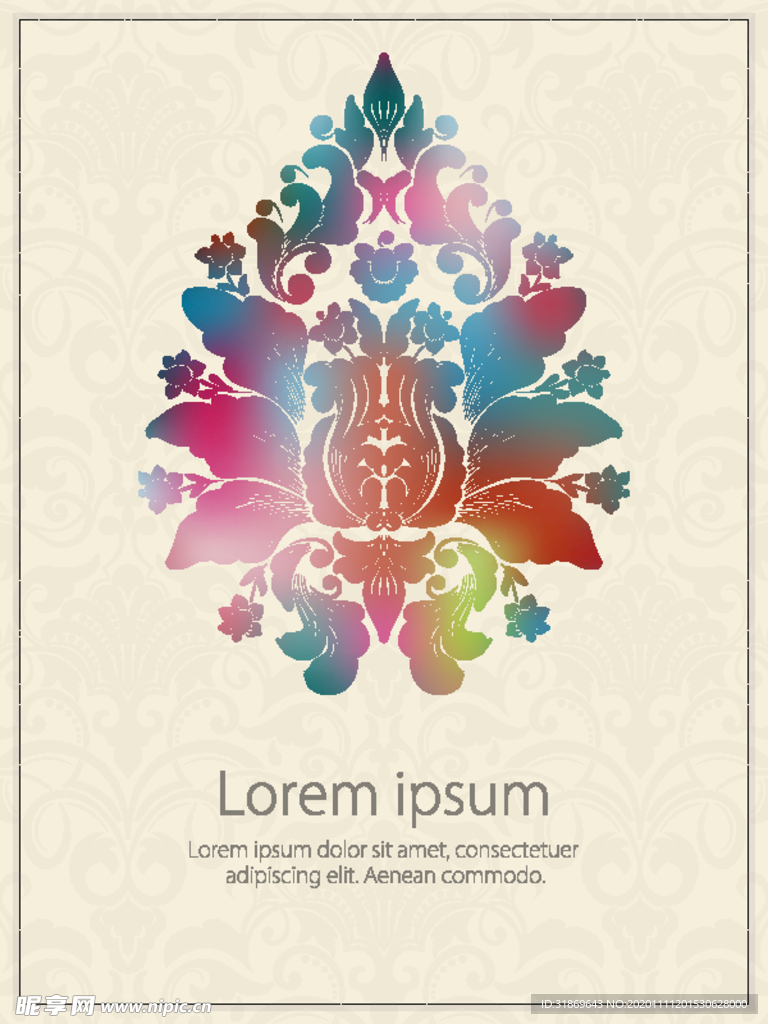 花纹图案 无缝印花