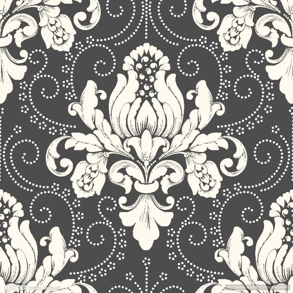 花纹图案 无缝印花