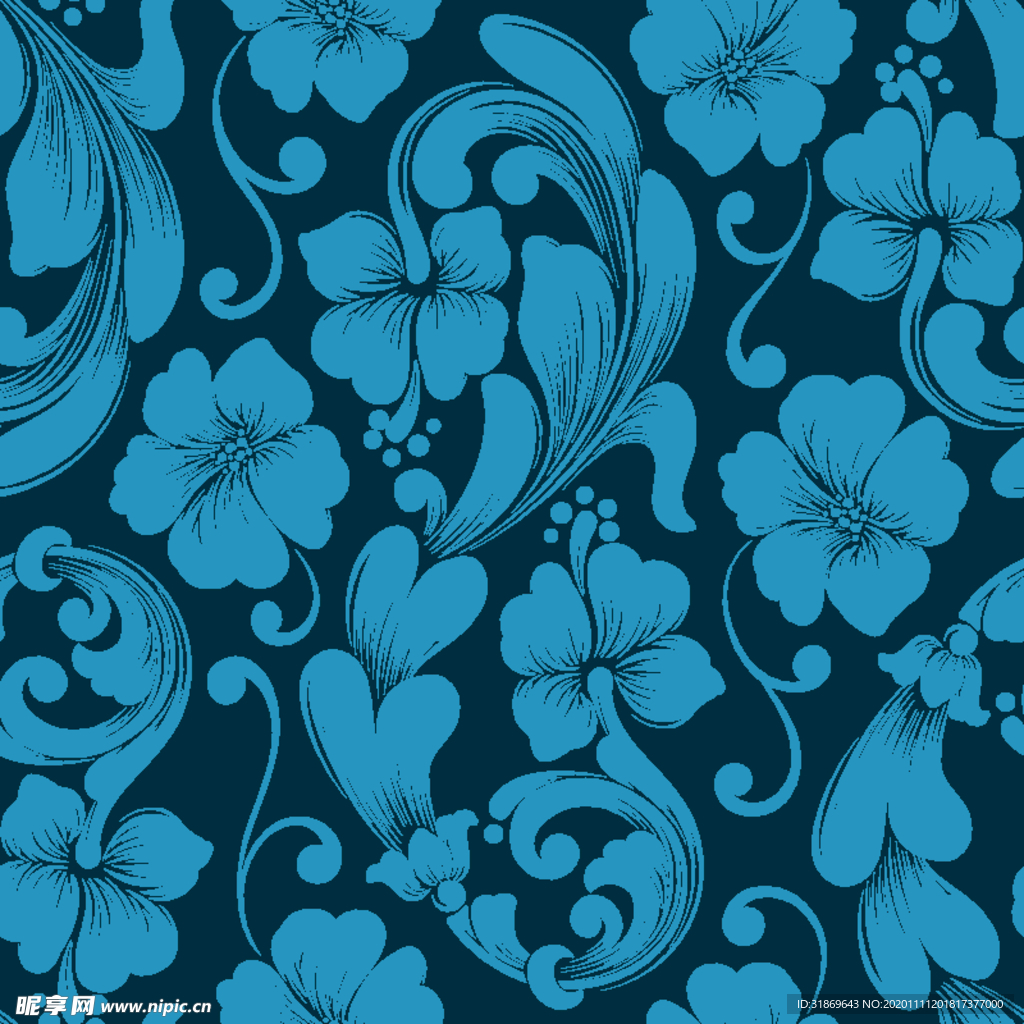 花纹图案 无缝印花