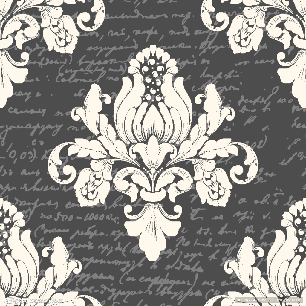 花纹图案 无缝印花