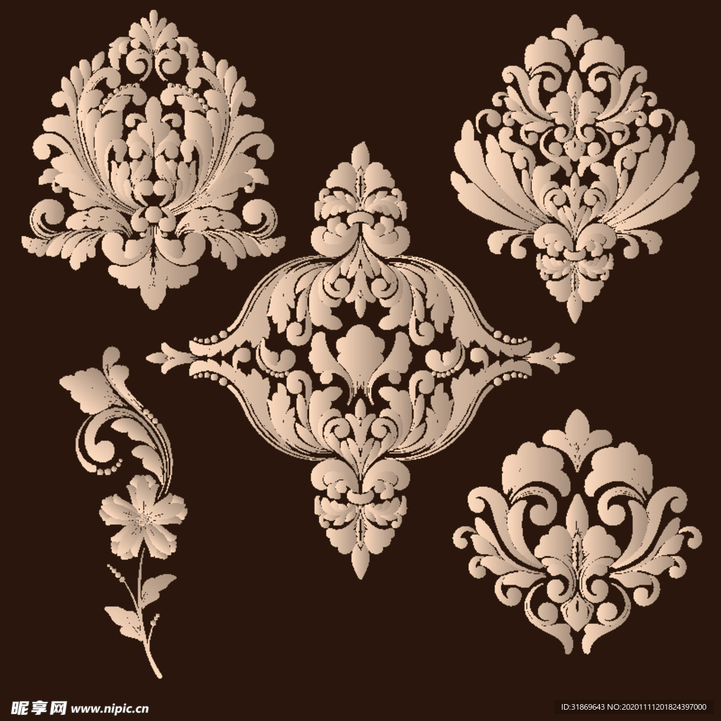 花纹图案 无缝印花