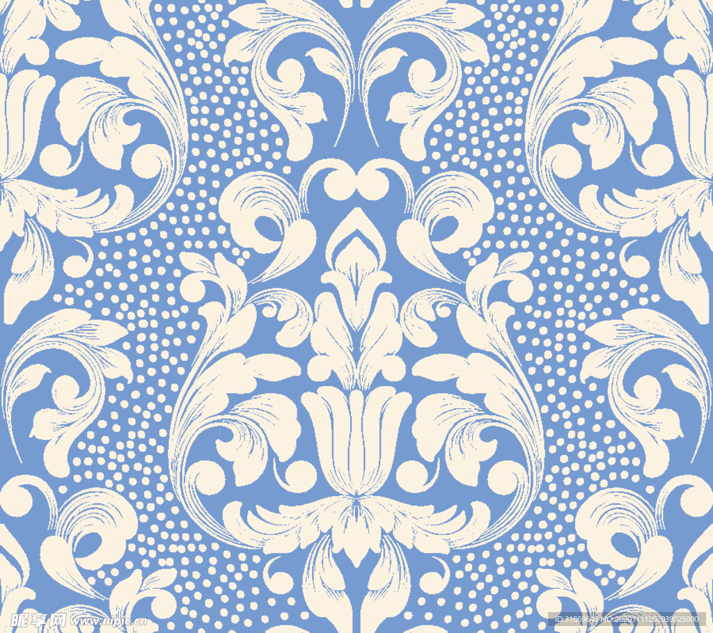 花纹图案 无缝印花