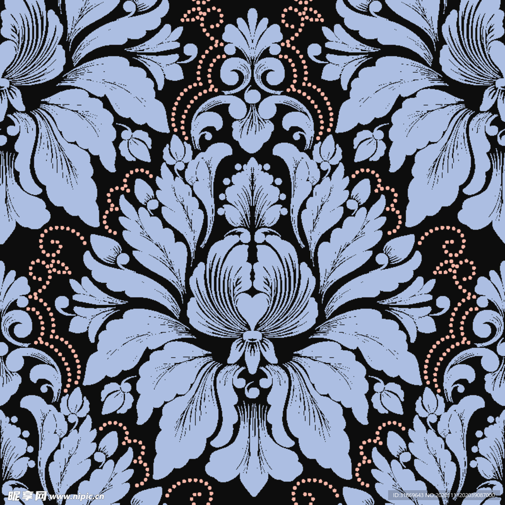 花纹图案 无缝印花