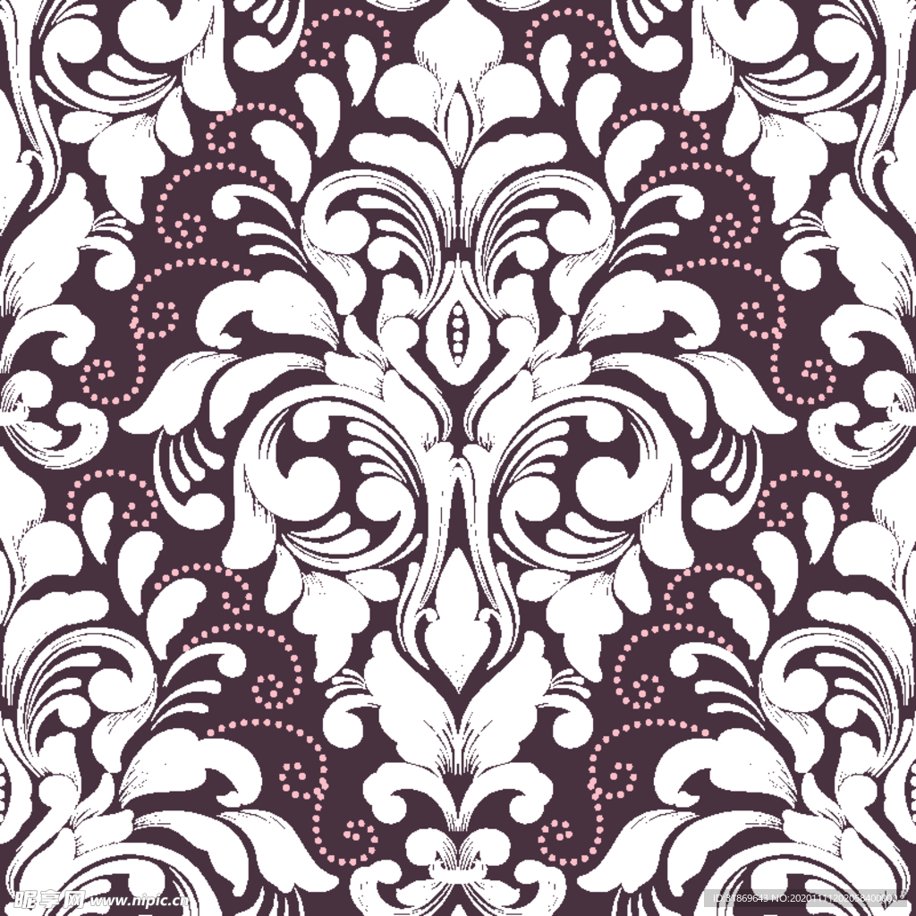 花纹图案 无缝印花