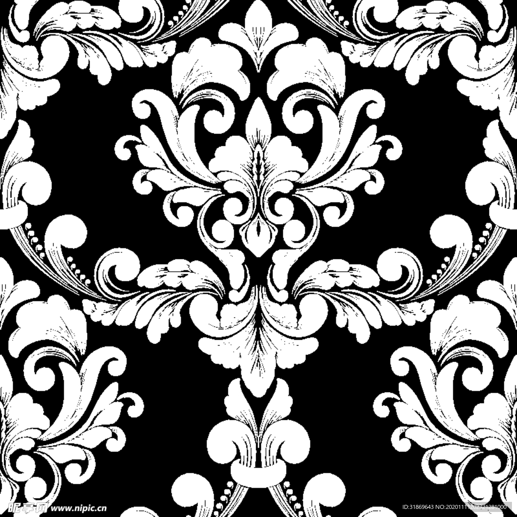 花纹图案 无缝印花