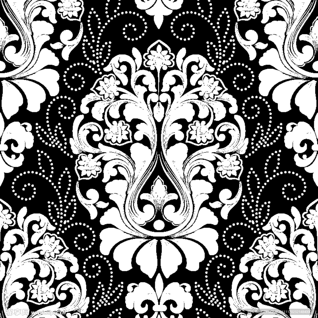 花纹图案 无缝印花