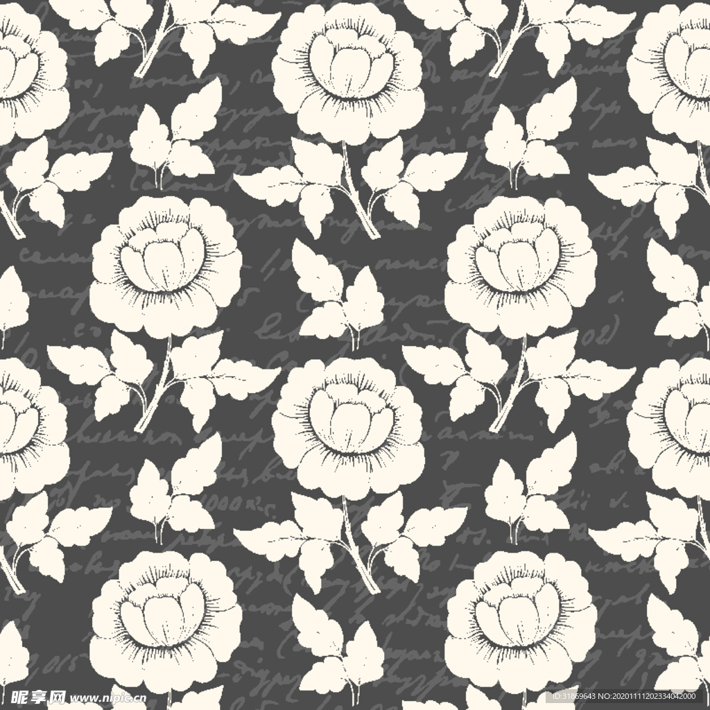 花纹图案 无缝印花