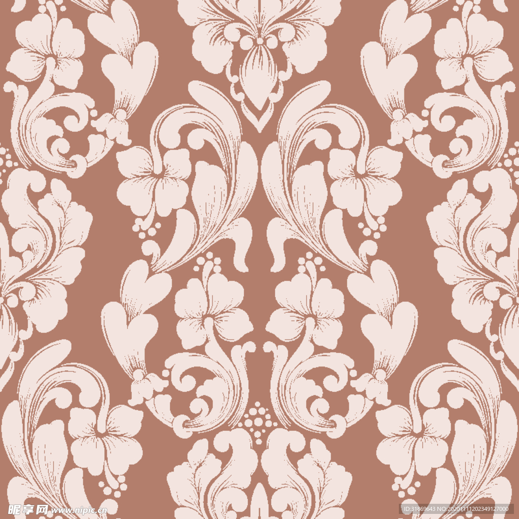 花纹图案 无缝印花