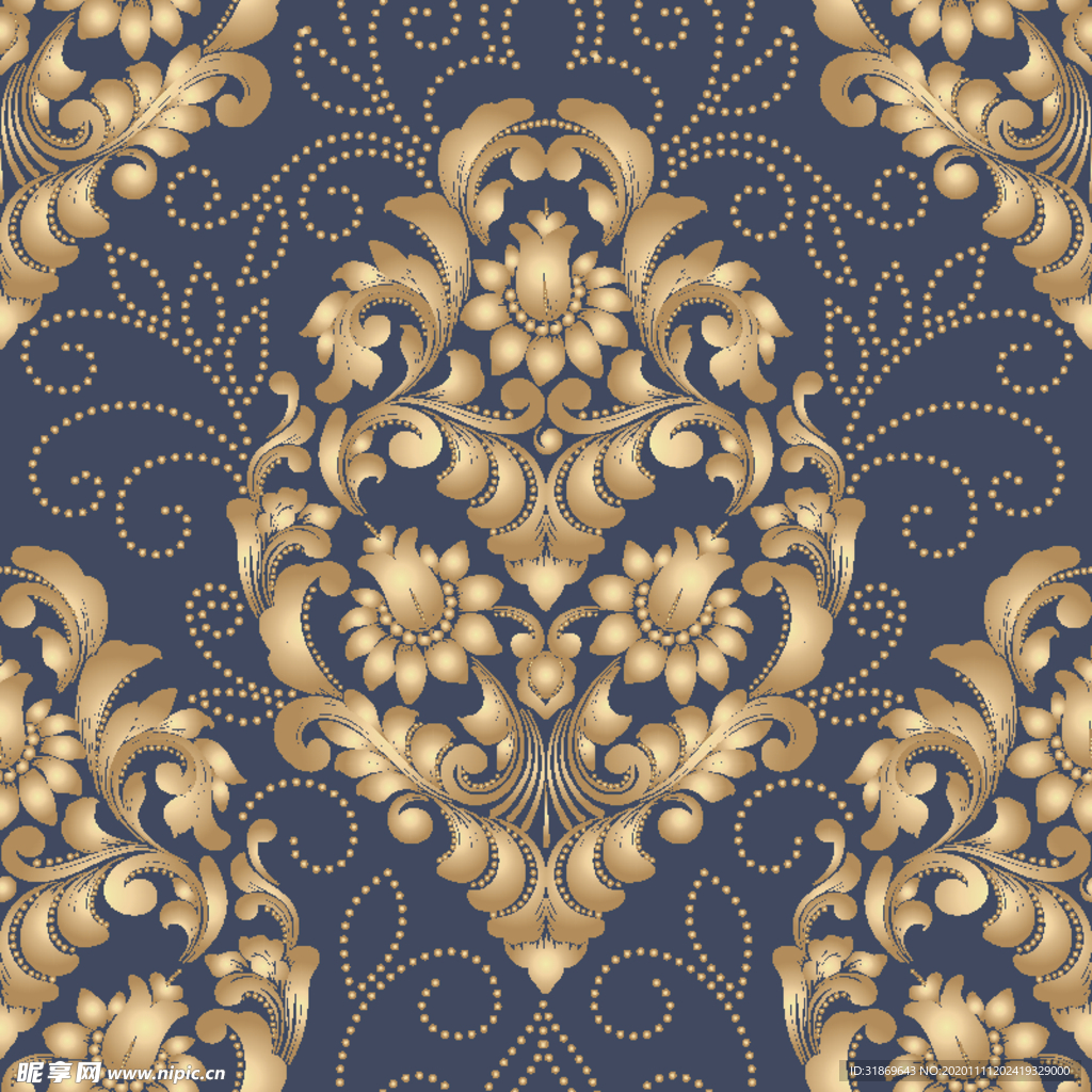 花纹图案 无缝印花