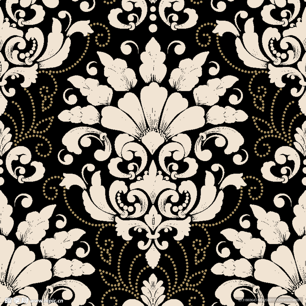 花纹图案 无缝印花