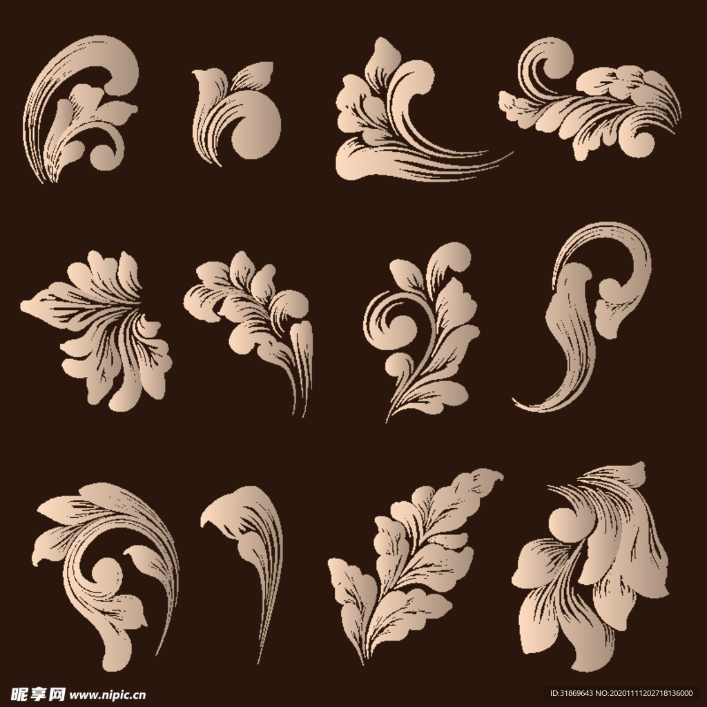 花纹图案 无缝印花