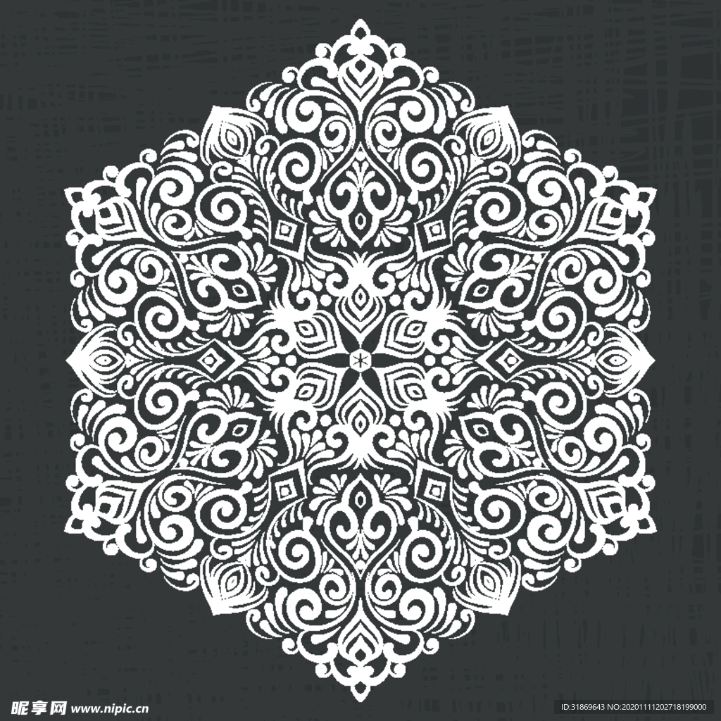 花纹图案 无缝印花