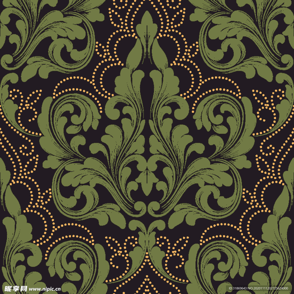 花纹图案 无缝印花