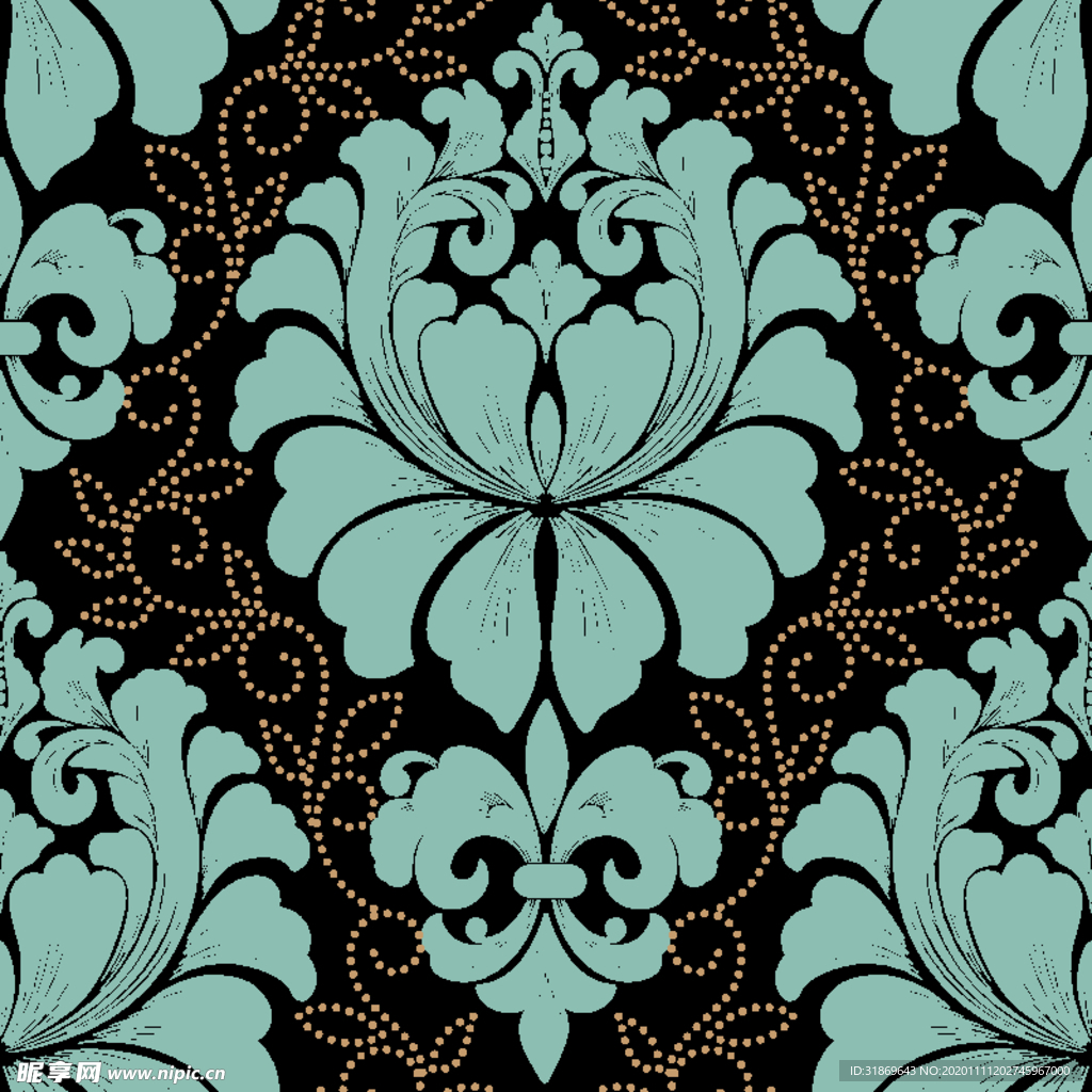 花纹图案 无缝印花