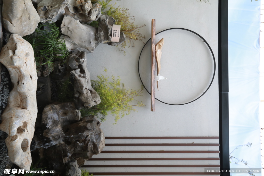 地产 新中式 别墅 实拍 院子