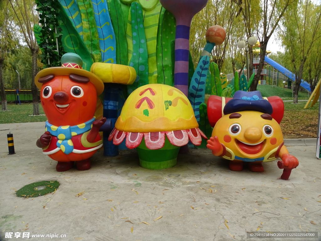 卡通萌萌哒雕塑