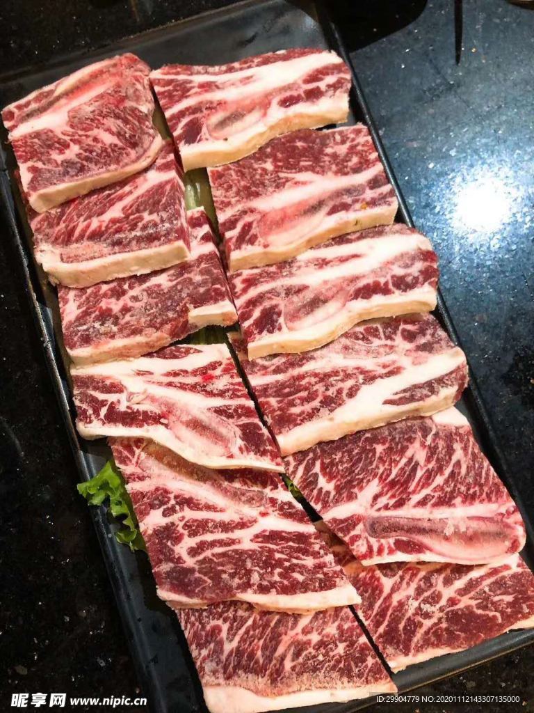 雪花牛肉 烤牛肉实拍 牛肉照片