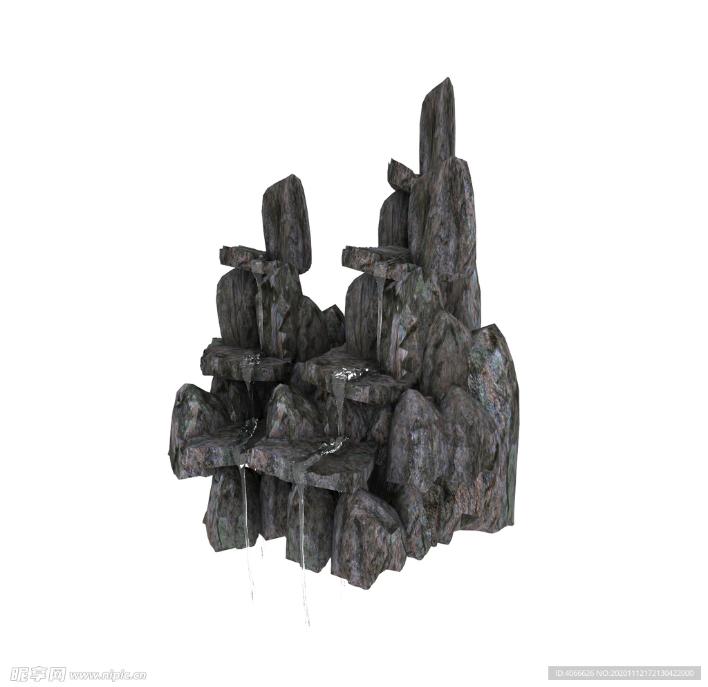 假山3d模型