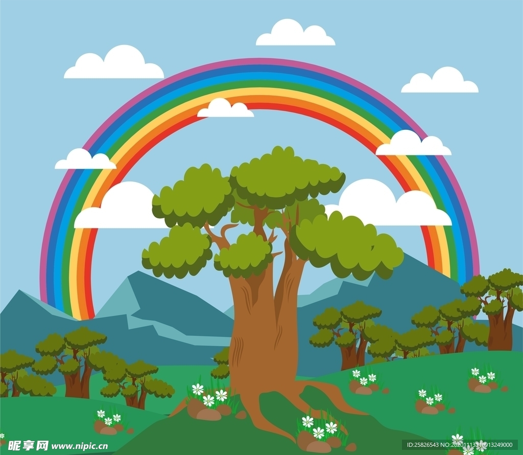 矢量彩虹