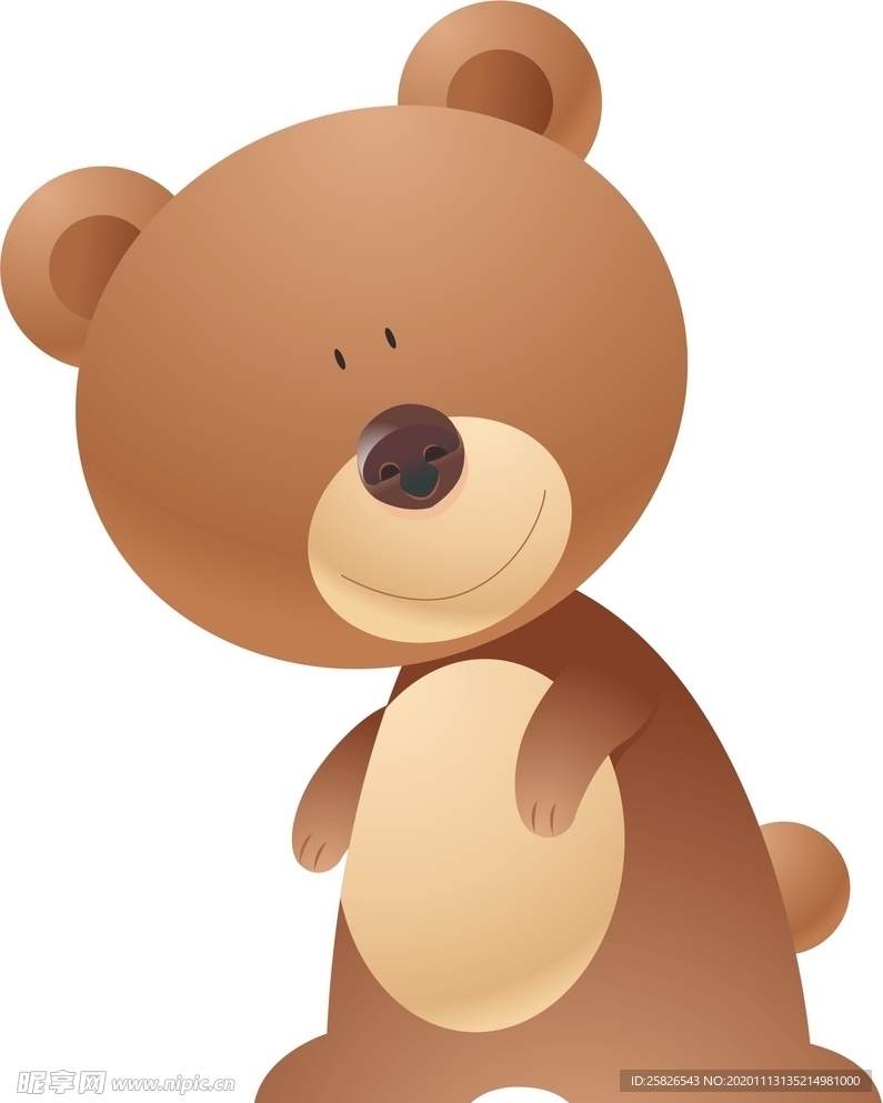 矢量 小熊