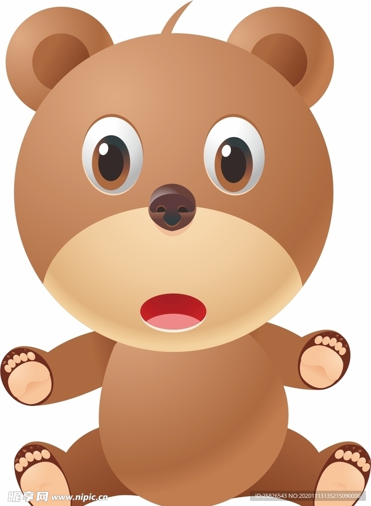卡通 小熊