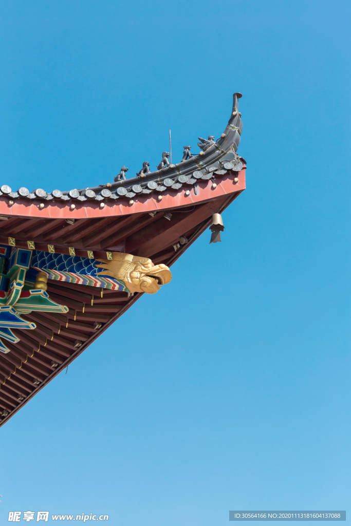 中式复古建筑背景海报素材