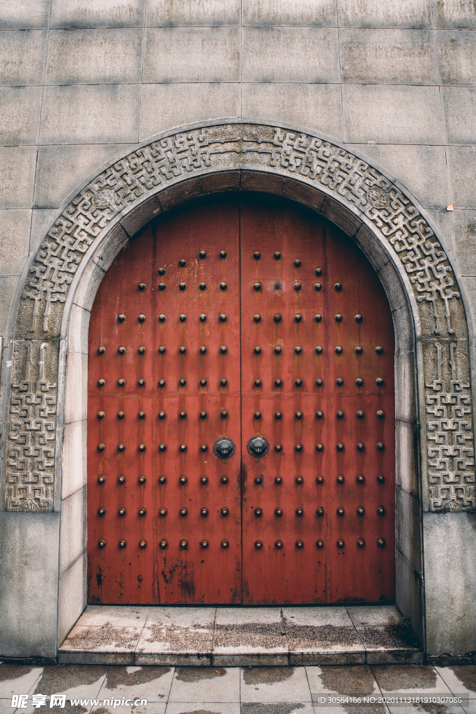 中式复古建筑背景海报素材