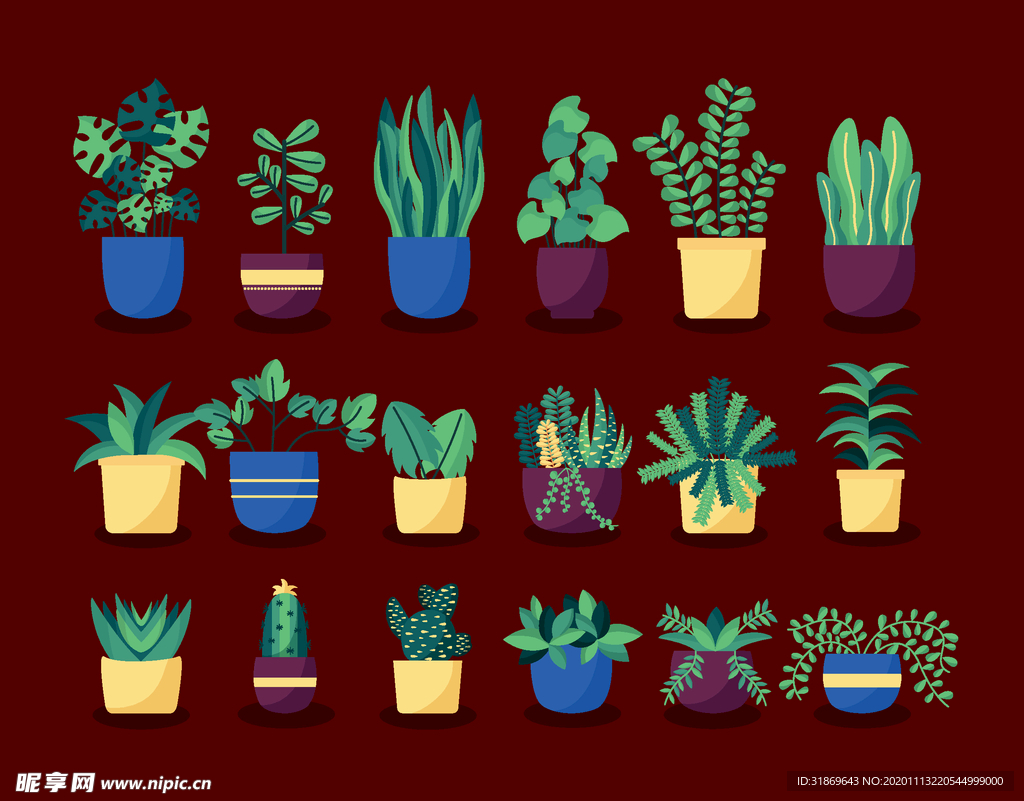 盆栽 植物 摆件