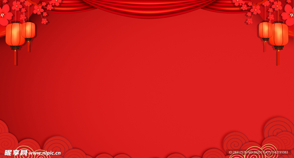 红色喜庆背景