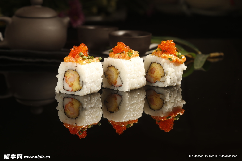 日料 寿司 美食 鱼籽