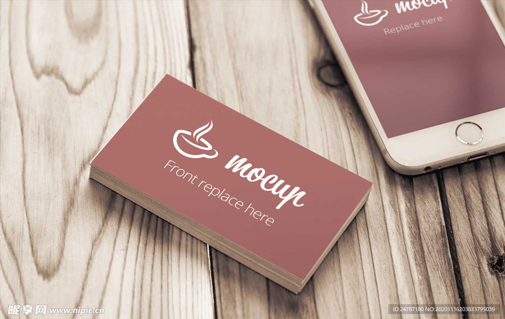 名片样机 卡片效果图 名片贴图