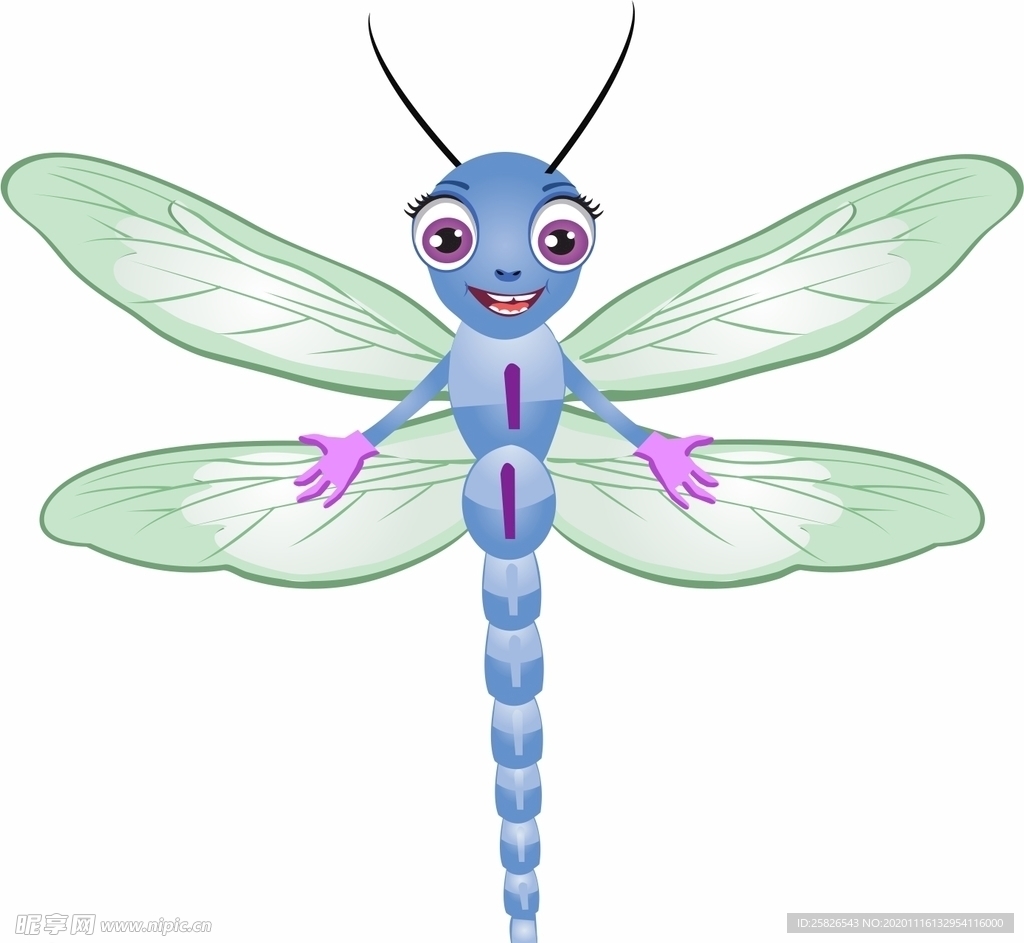 卡通蜻蜓