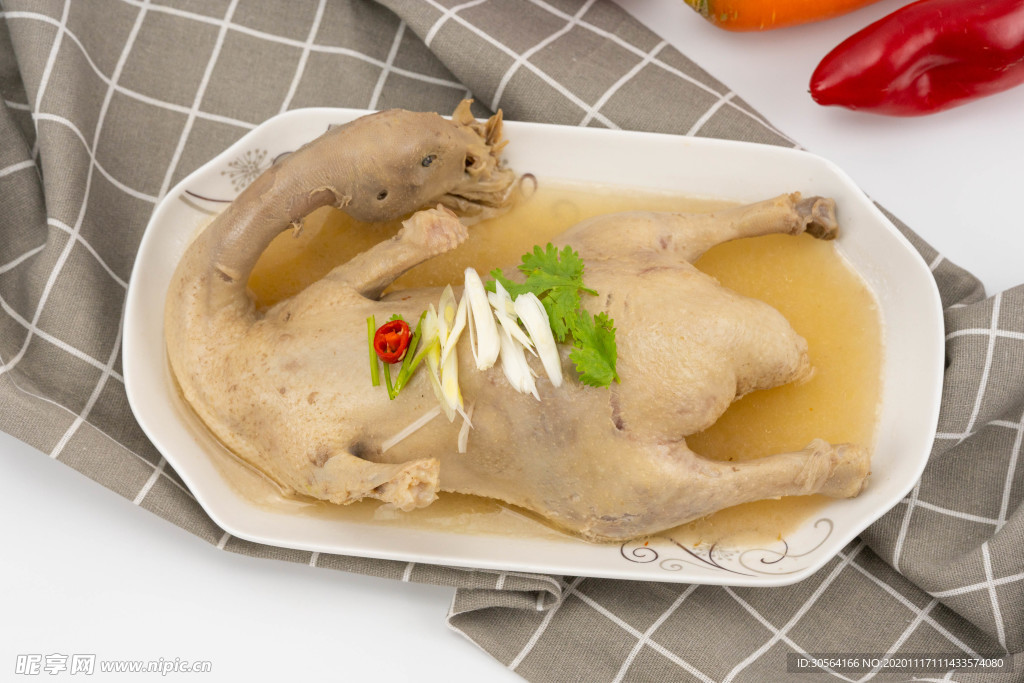 鸡汤美食食材背景海报素材