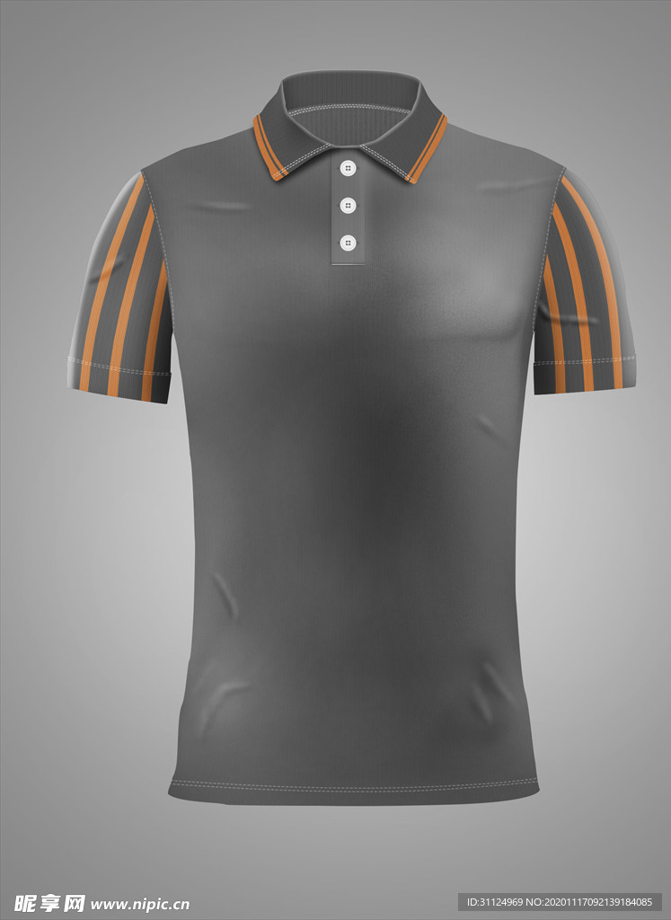 短袖衬衫衣服袖子衣领全部可修改