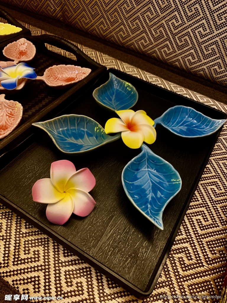 东南亚精油碟拍摄图