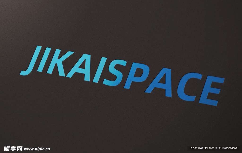 LOGO烫蓝金智能贴图样机